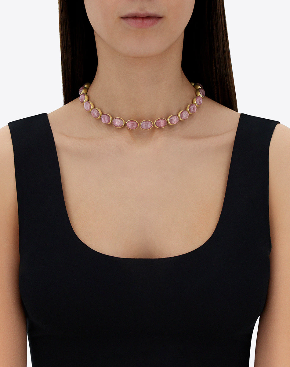 Collana Muse Boules Rosolio (piccola)