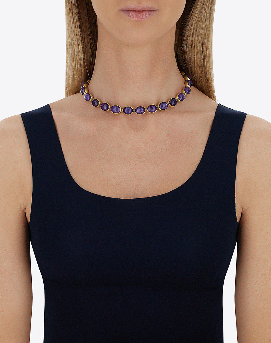 Collana Muse Boules Violetta (piccola)