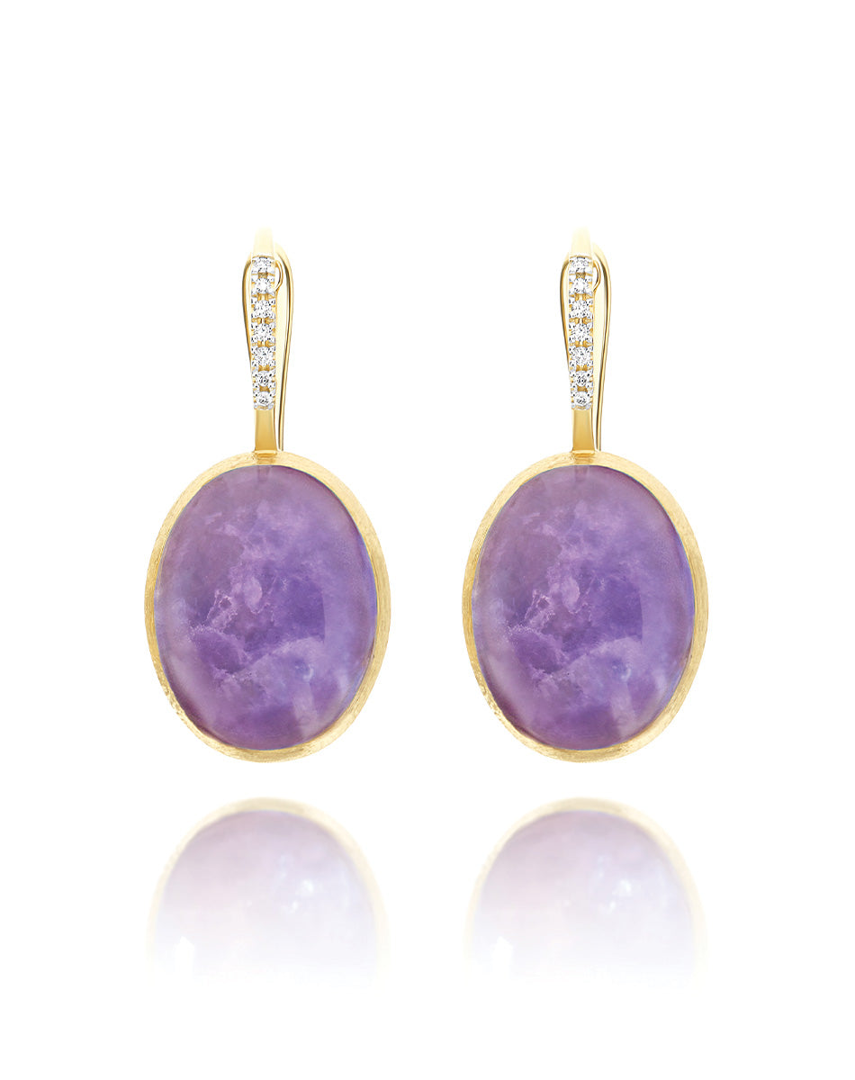 Orecchini Ciliegine Boules Violetta (grandi)