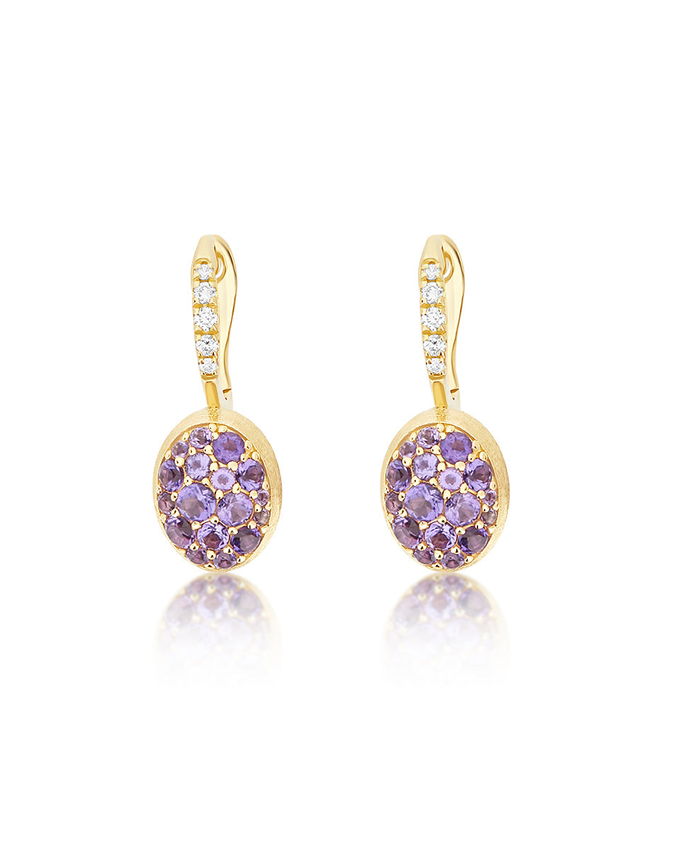 Orecchini Ciliegine Boules Violetta (piccoli)