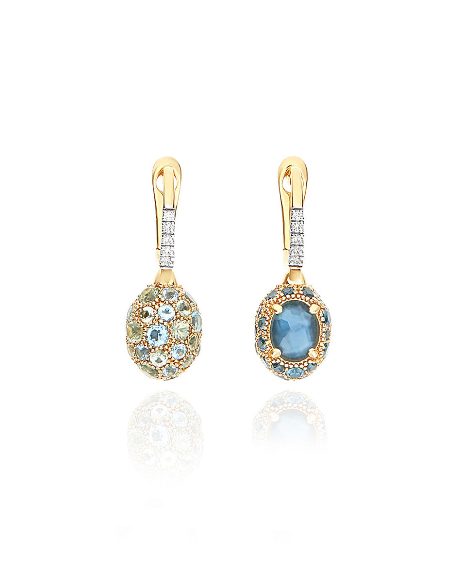 Reverse Ciliegine earrings (baby)